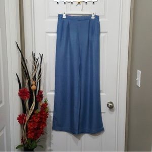 Wide leg soft pants